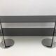 Mid-century Modern Italian Chromed Steel and Smoked Glass Console, 1970s