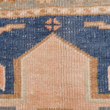 Tapis oushak bleu fait à la main 280x167cm