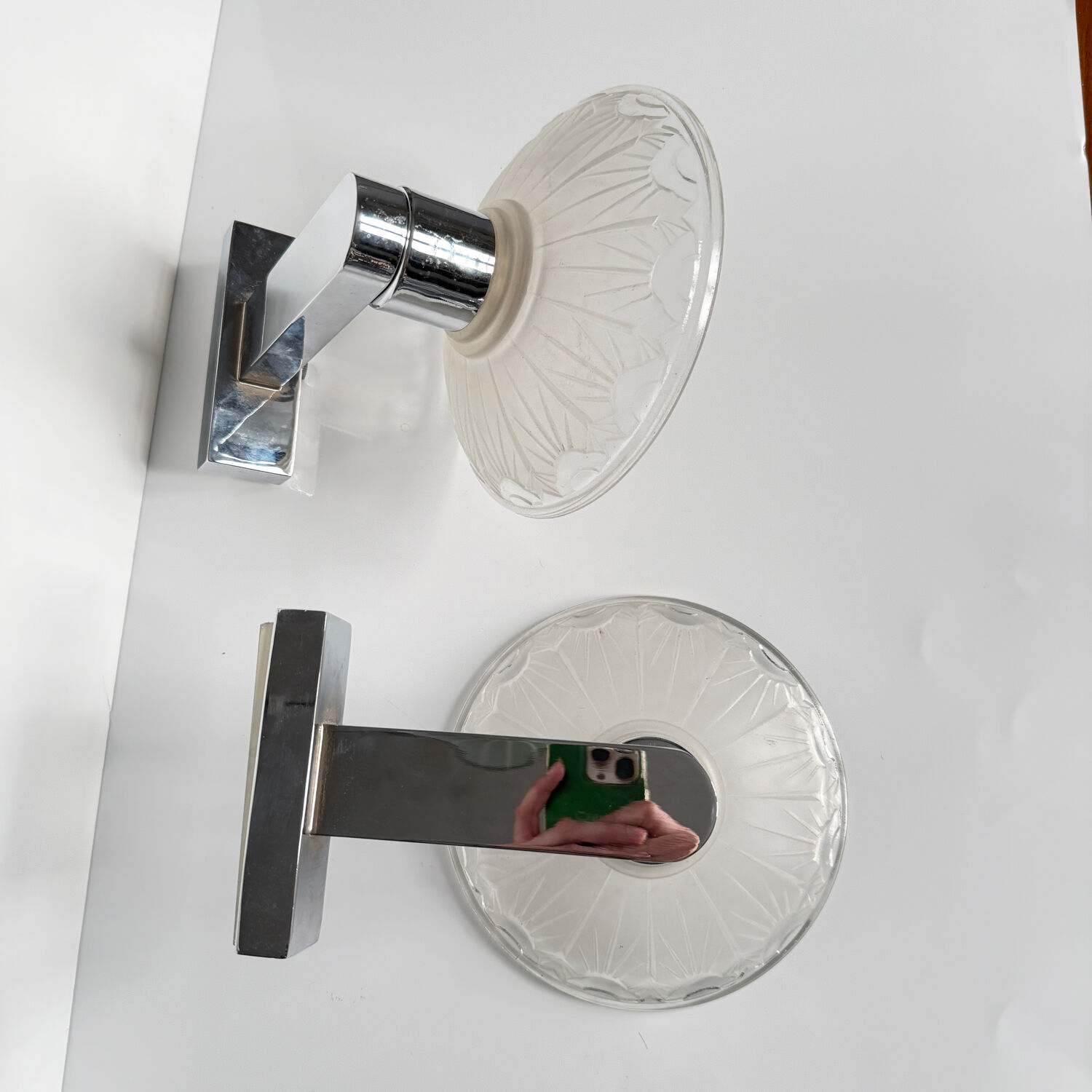 Pair of Art Deco wall sconces