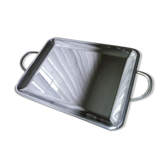 Stainless steel serving tray Létang and Rémy 30 x 40 cm