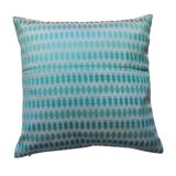Coussin Kachin bleu turquoise