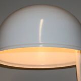 Vintage floor lamp in white lacquered metal, 1970