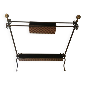 Wrought iron umbrella stand