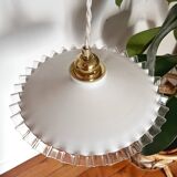 Suspension in flat serrated opaline from the 1950s - many models available