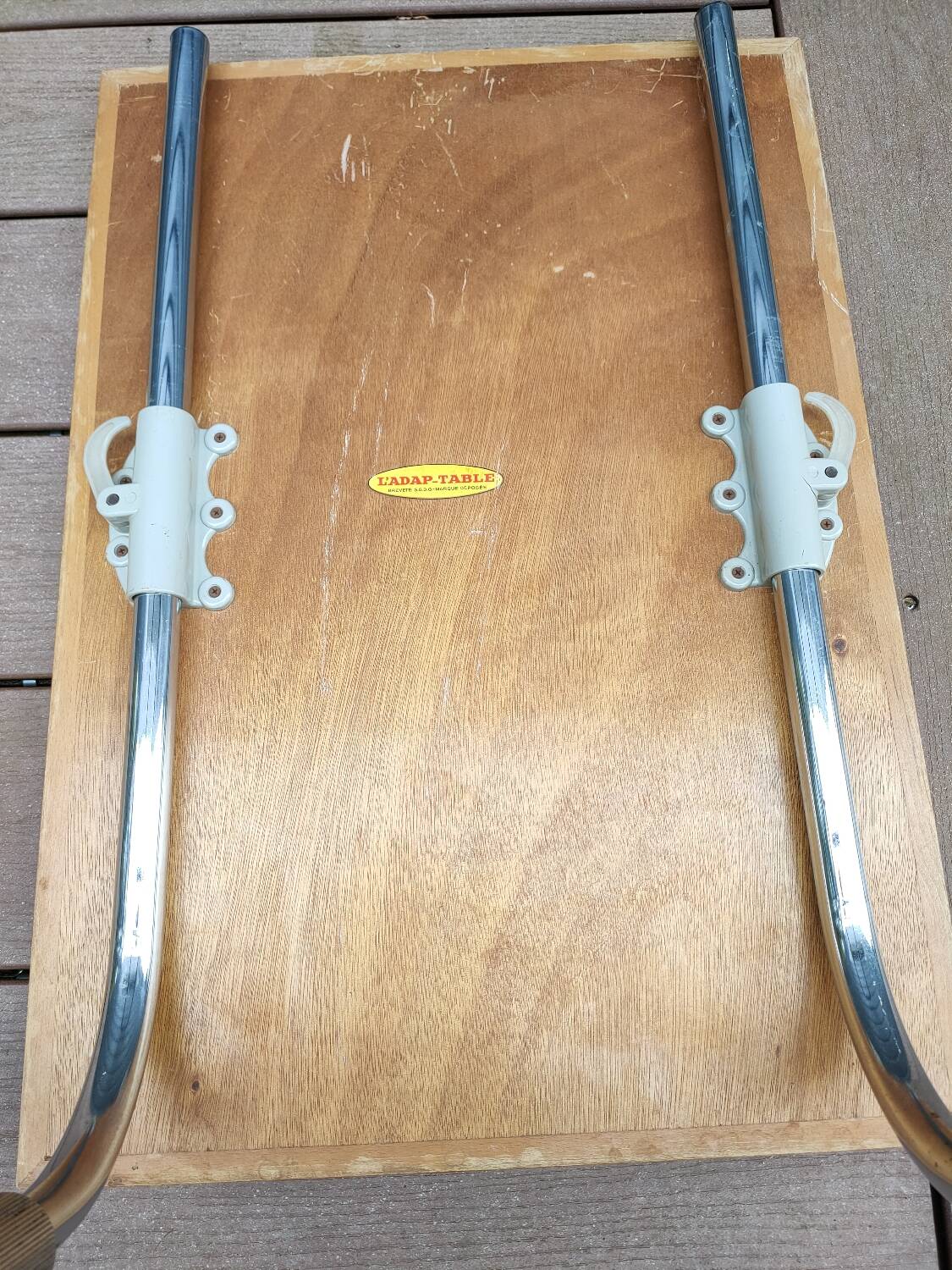 Adjustable vintage side table