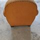 Fauteuil club jaune moutarde