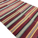 Neutral Oushak Floor Kilim Rug