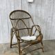 Vintage rattan armchair