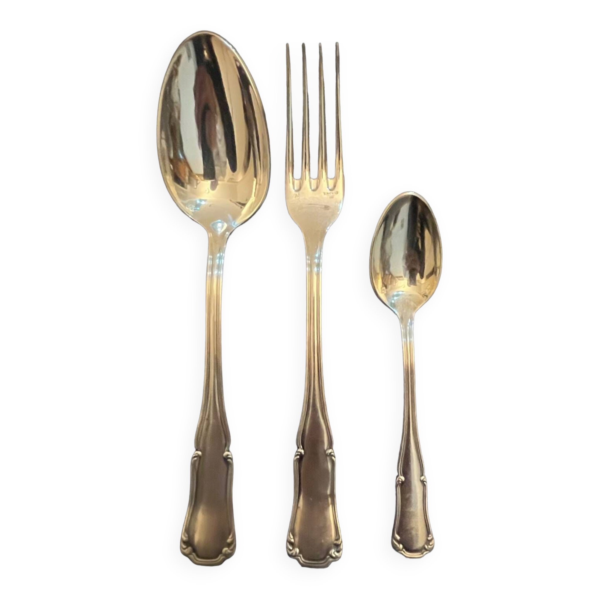 Ercuis silver plated cutlery set (38 pieces)