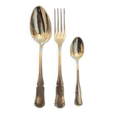 Ercuis silver plated cutlery set (38 pieces)