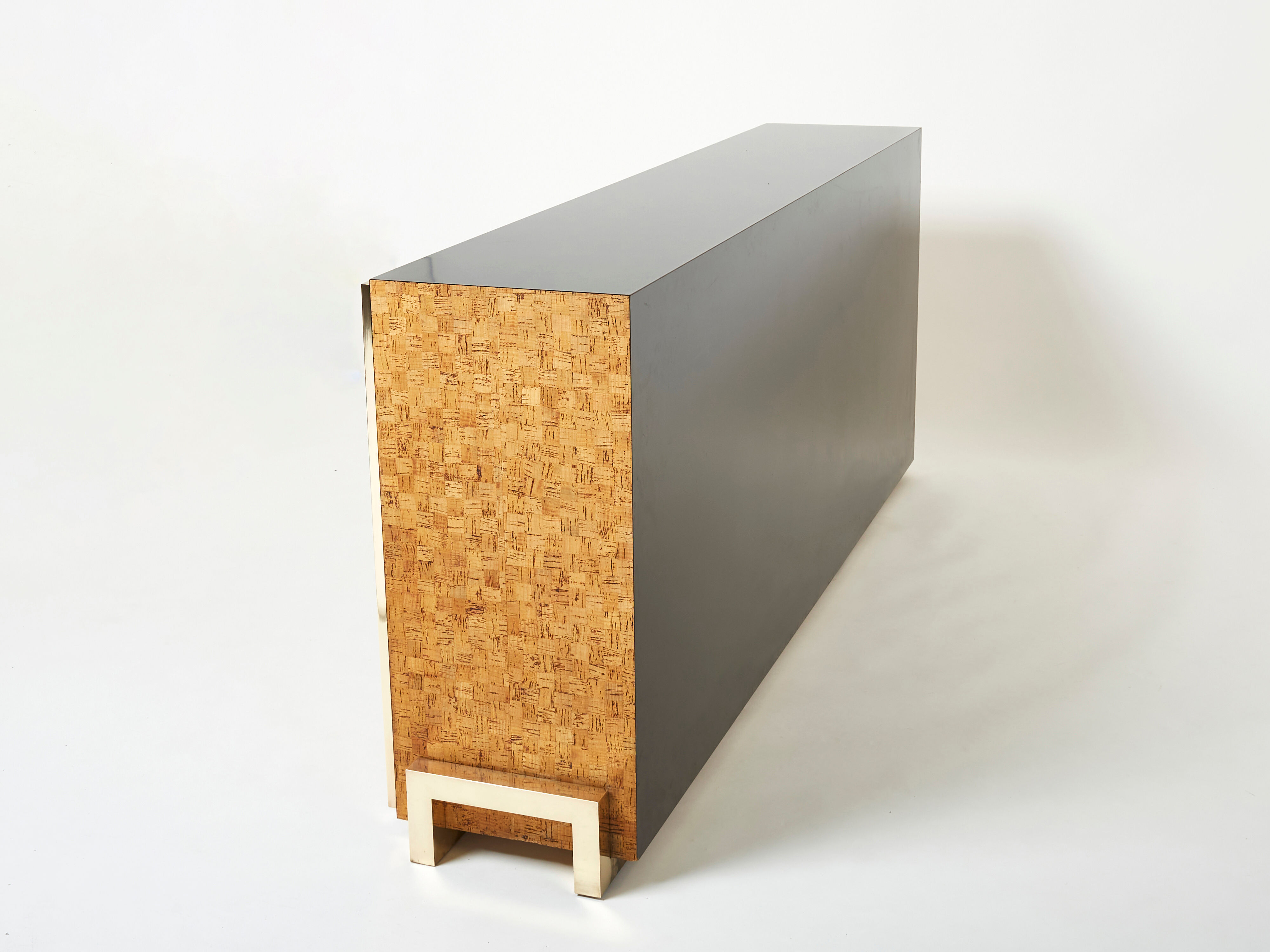 Italian cork and brass sideboard 1770s