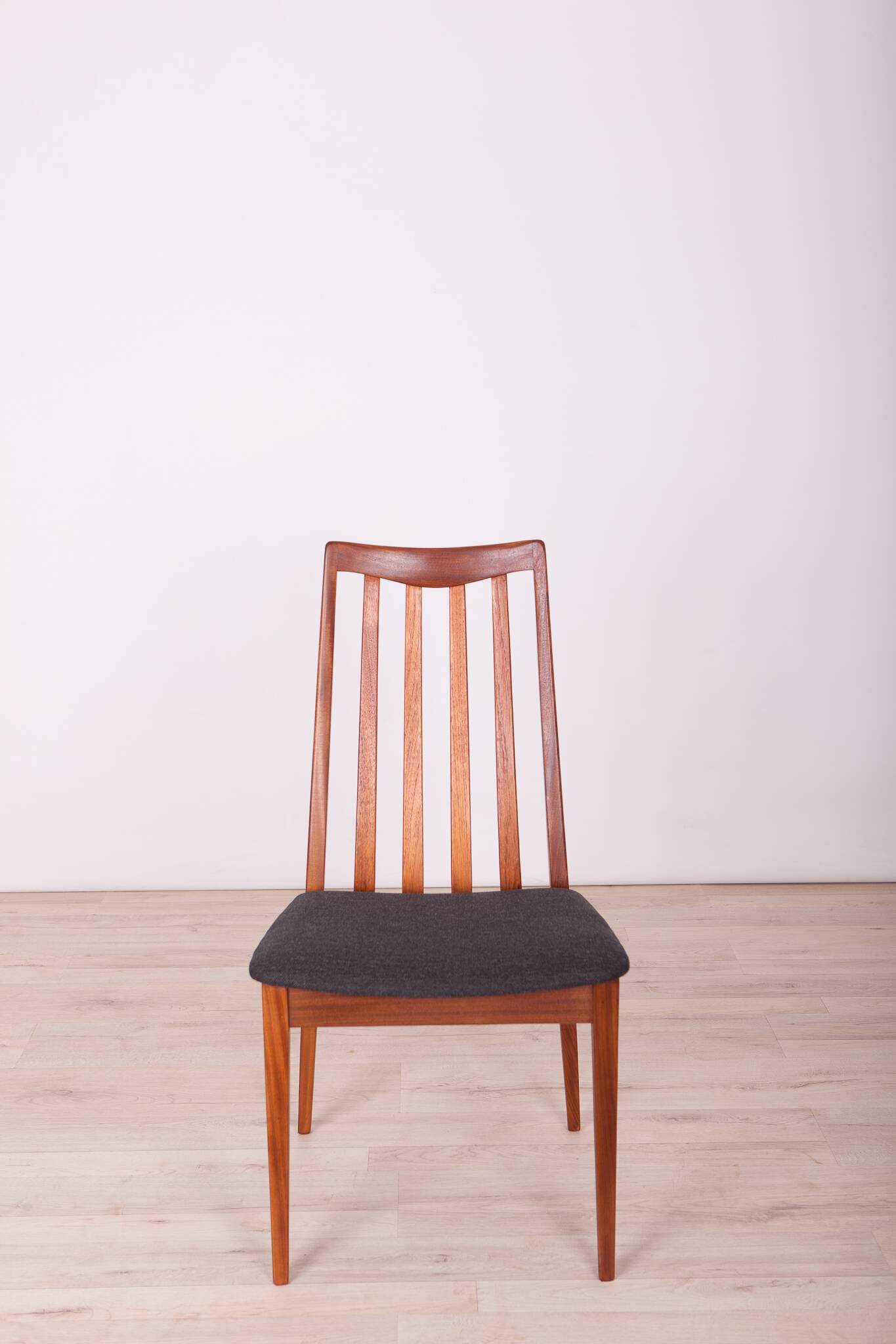 Fabric and Teak Dining Chairs by Leslie Dandy for G-Plan, 1960s, Set of 6