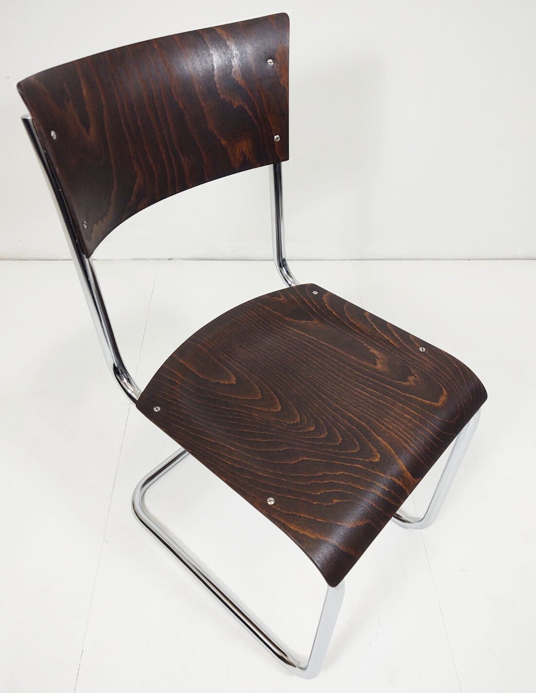 Tubular steel cantilever chair by Mart Stam