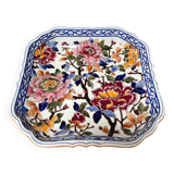 Gien earthenware dish, peony decoration