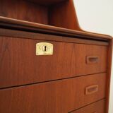 Teak secretary, Danish design, 1970s, production: Denmark