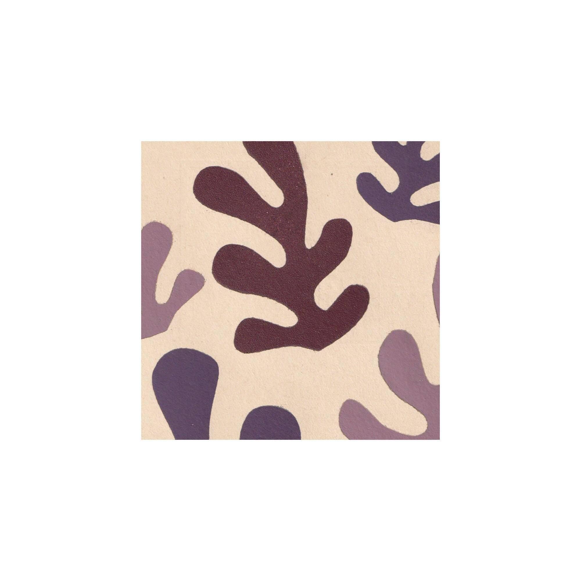 Collage on old paper inspired by Matisse