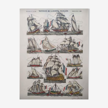 Image from Epinal Vessels of the French Navy manufactured by Pellerin number 246