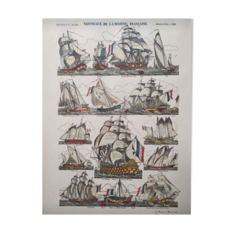 Image from Epinal Vessels of the French Navy manufactured by Pellerin number 246