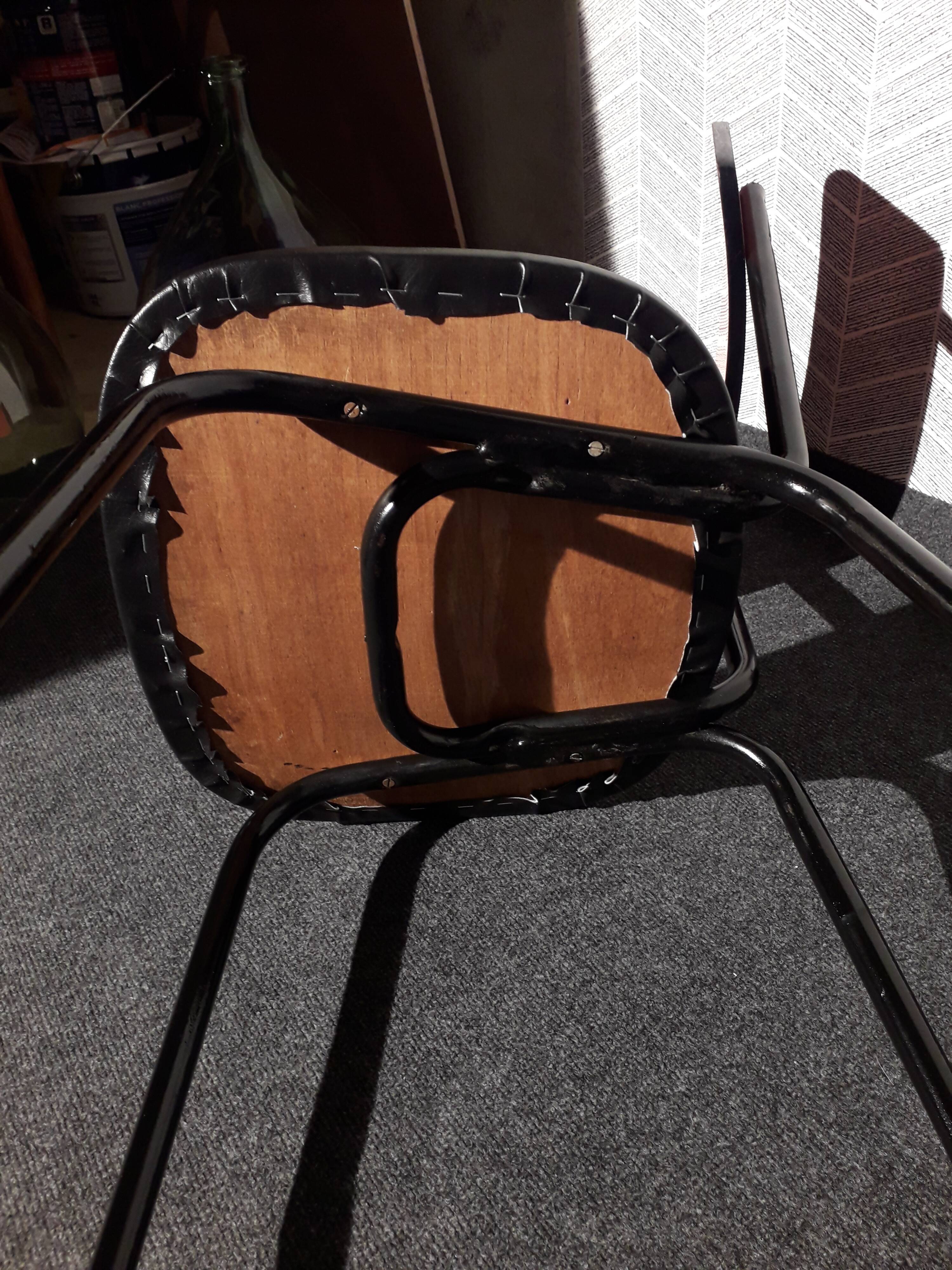 Formica and skai chair