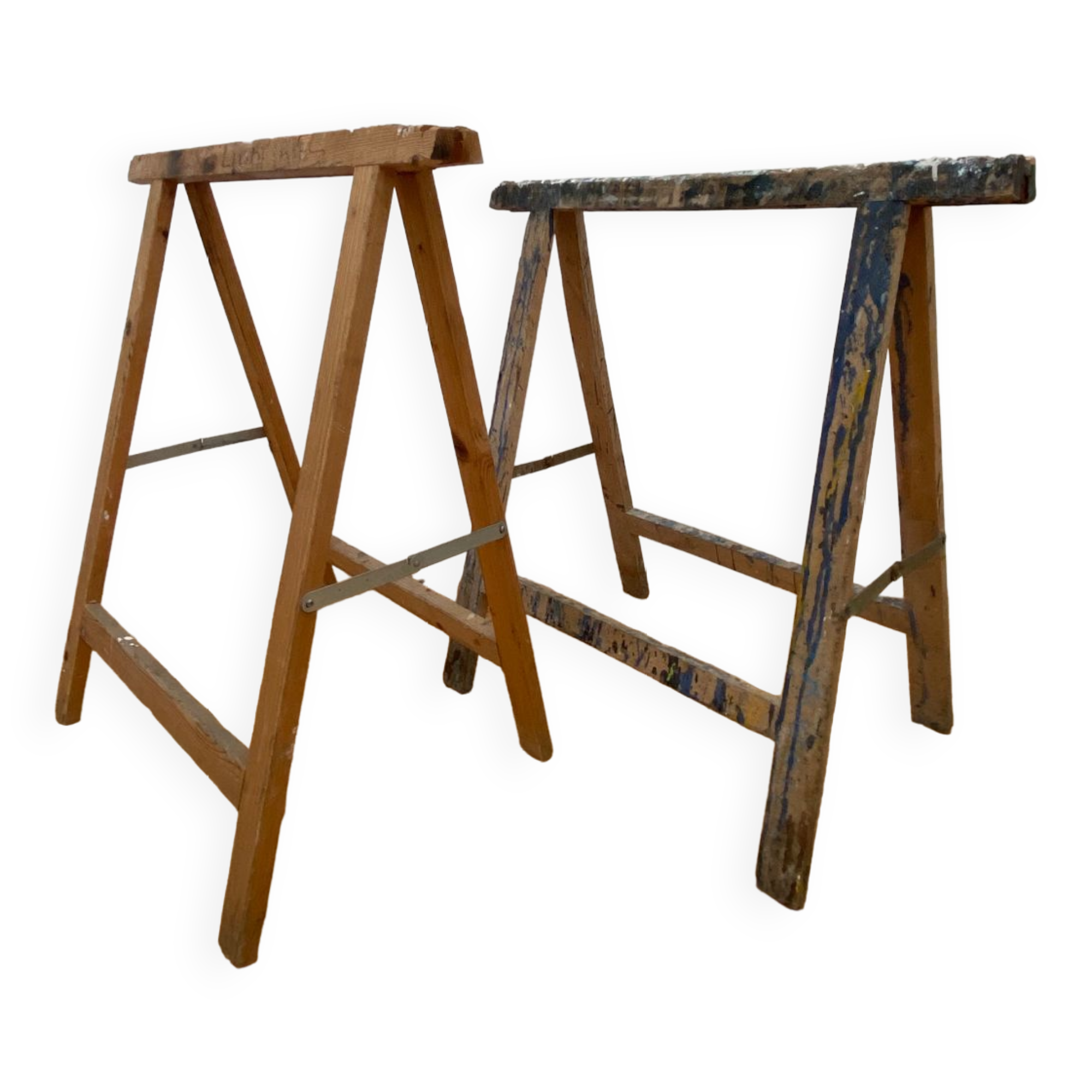 Pair of painter's trestles