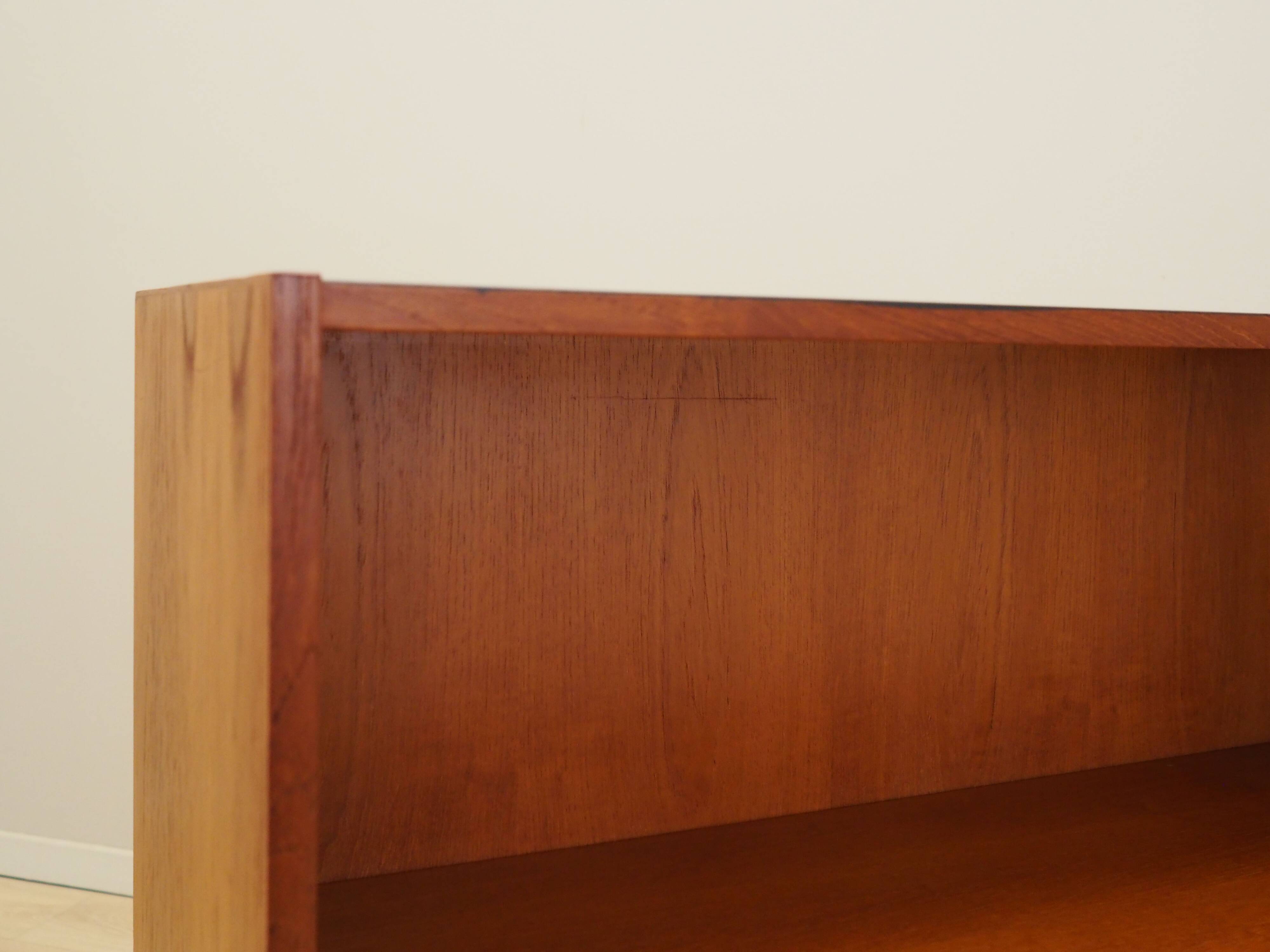 Teak bookcase, Danish design, 1970s, production: Denmark