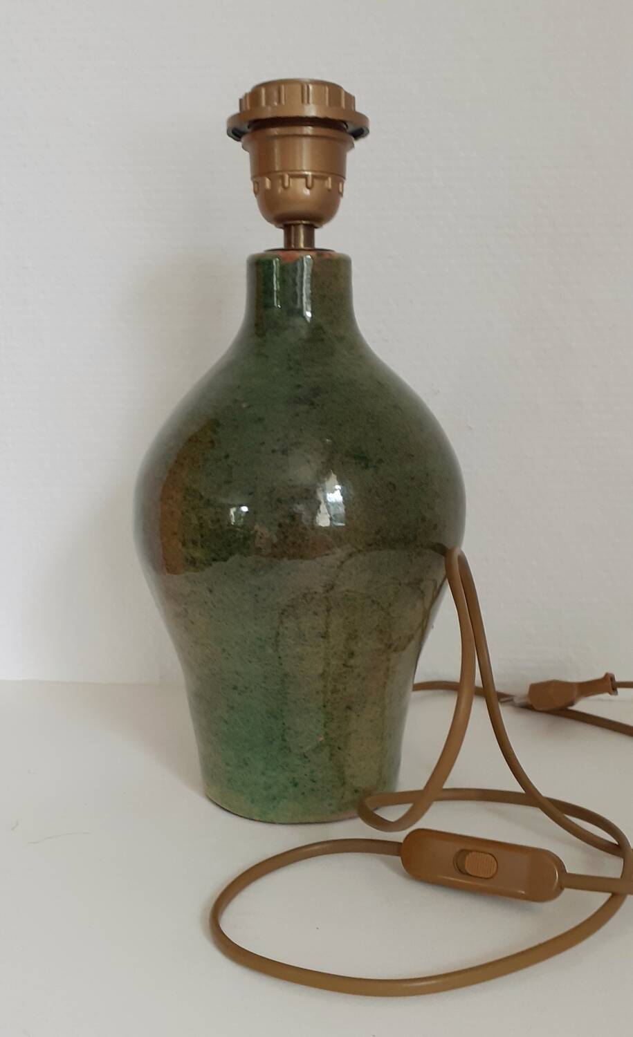 Vintage terracotta lamp