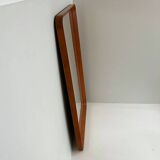 Large Danish mirror in solid teak, Hansen & Pedersen