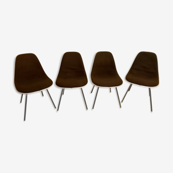 Set of 4 Eames chairs for Herman Miller,1960-70's