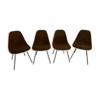 Set of 4 Eames chairs for Herman Miller,1960-70's