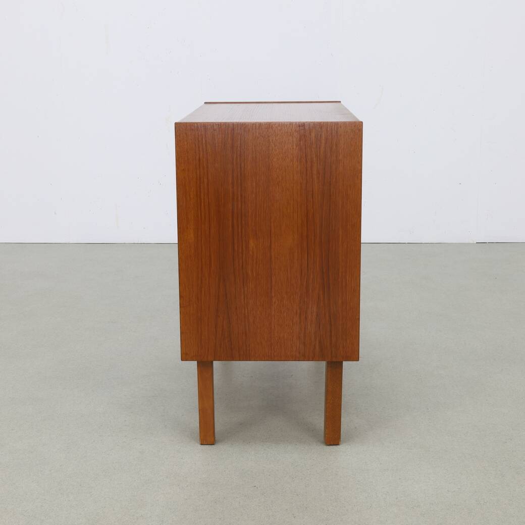 Commode à tiroirs vintage en teck, années 1960