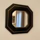 Leather-wrapped mirror 1950