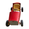 Red Vilac pedal car - limited edition