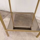 Gilded brass side table