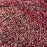 Large modern Berber Boujad rug in pink wool.