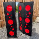 Vintage retro screen with mirror