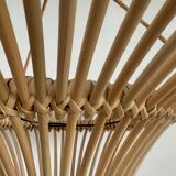 Suspension rattan saucer iron frame D:120 H:60