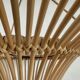 Suspension rattan saucer iron frame D:120 H:60