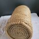 Copper and brass wicker basket