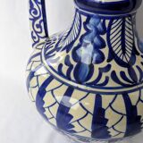 Vase amphore bleu en céramique