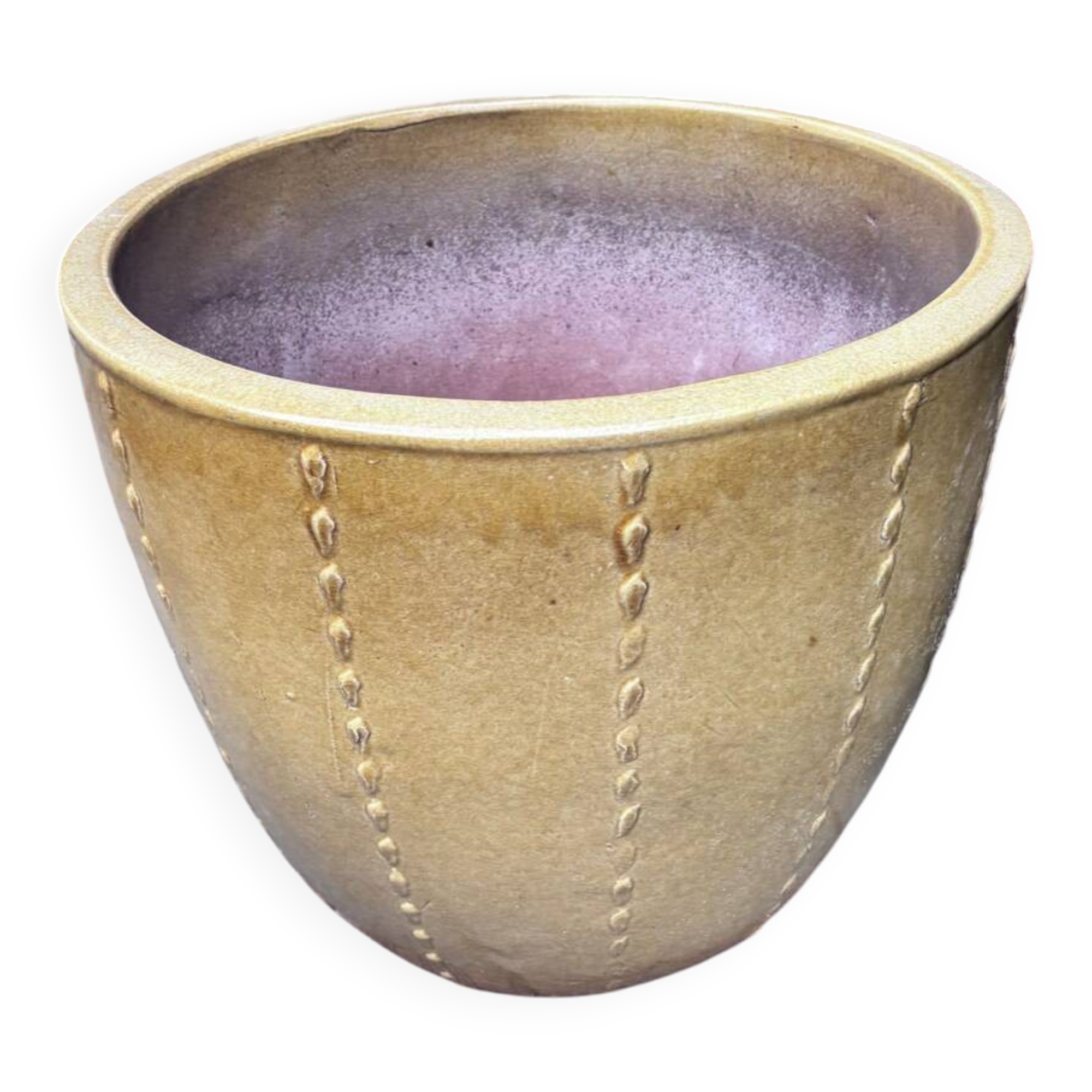 Large glazed ceramic flower pots – perfect for terrace or