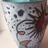 Mug sun fat lava vintage Vallauris