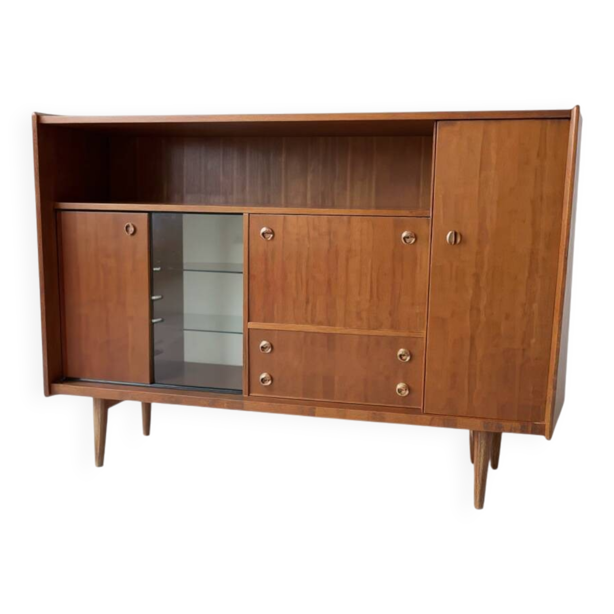 Scandinavian bar cabinet Kofod Larsen LB 1960 teak