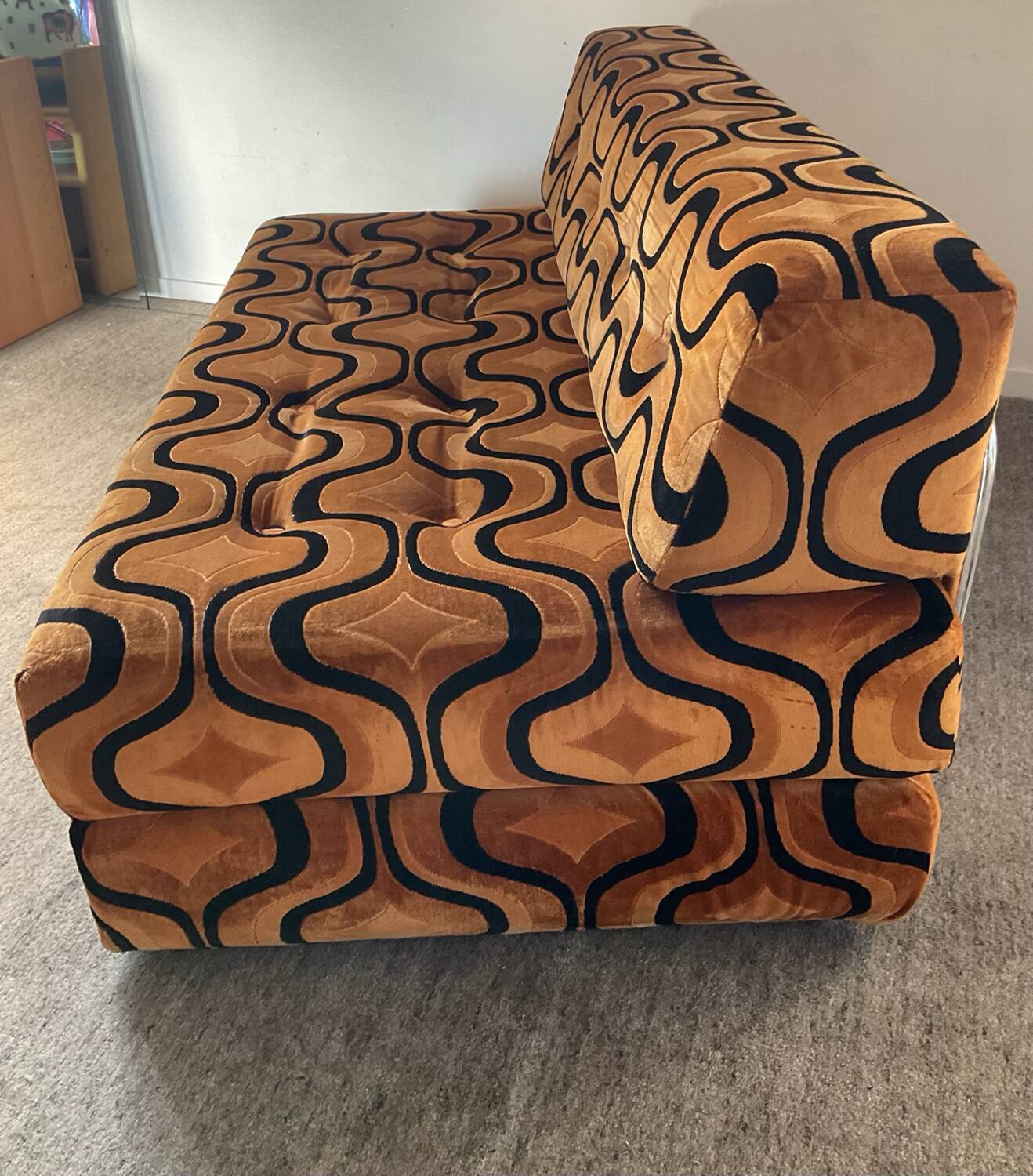 Space Age sofa convertible armchair 70s