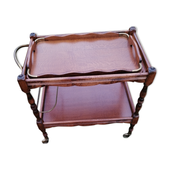 Service with wooden wheel and old iron