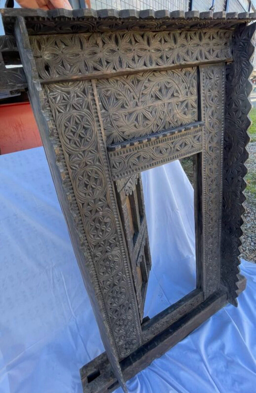 Large ancient door from the Himalayas.