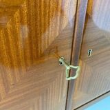 Italian Mahogany Secretaire Cabinet, 1950s