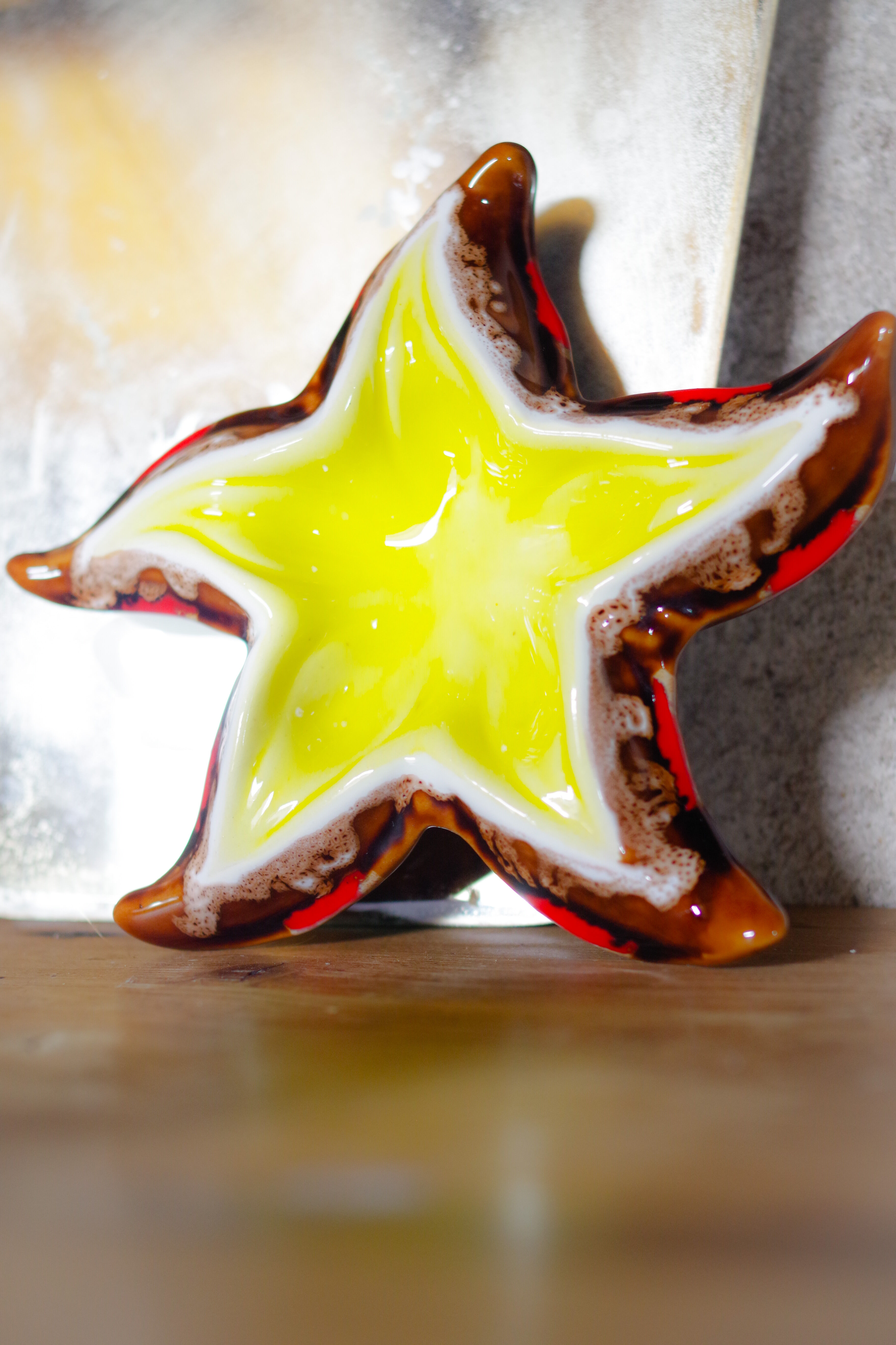 Old ashtray signed Vallauris