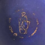 Blue ceramic vase
