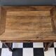 Ancienne table à écrire d'appoint bureau en bois massif 