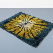 Tapis suédois moderne de Viola Grasten pour Nordiska Kompaniet, années 1960